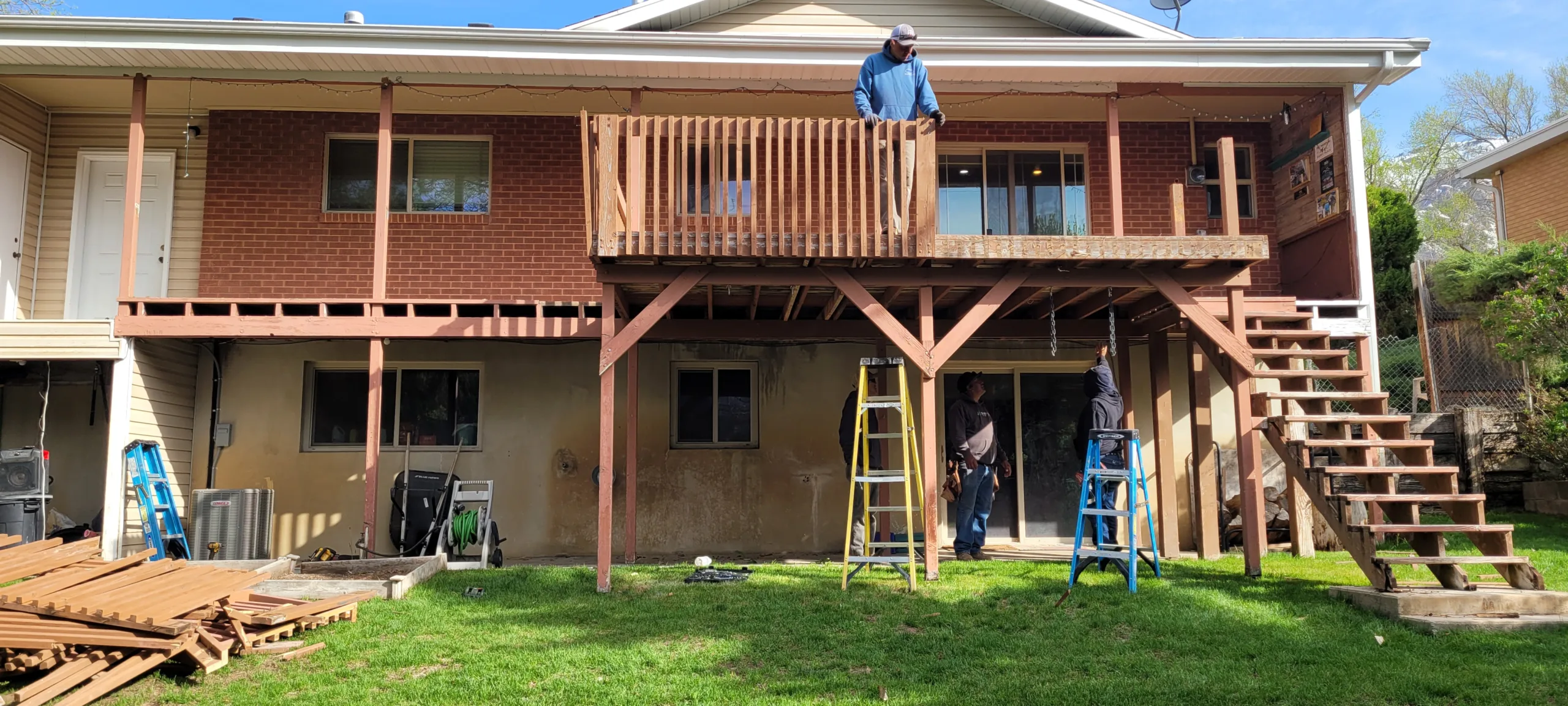 Godfrey Deck Remodel Before 2